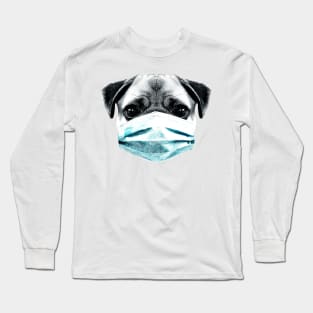 Quarantine house pug Long Sleeve T-Shirt